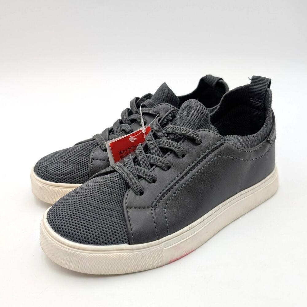 Deer Stags Dawson Jr. Bungee Lace Fashion Sneakers Kids Dark Gray Size US11 EU28